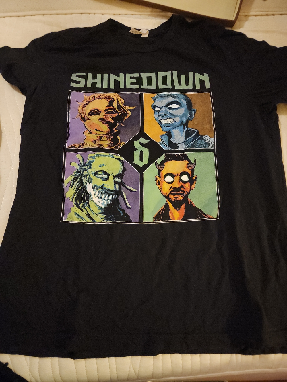 Shinedown 2019 Tour Black Short-Sleeve Graphic Band Tee